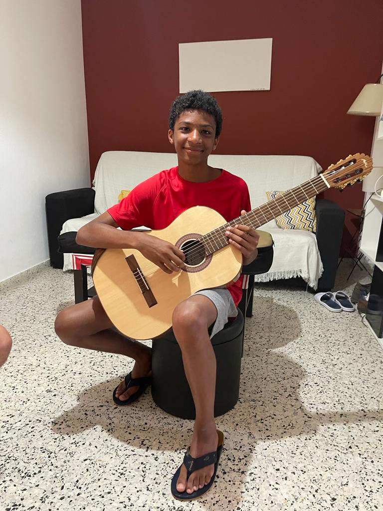 A picture of me with my guitar