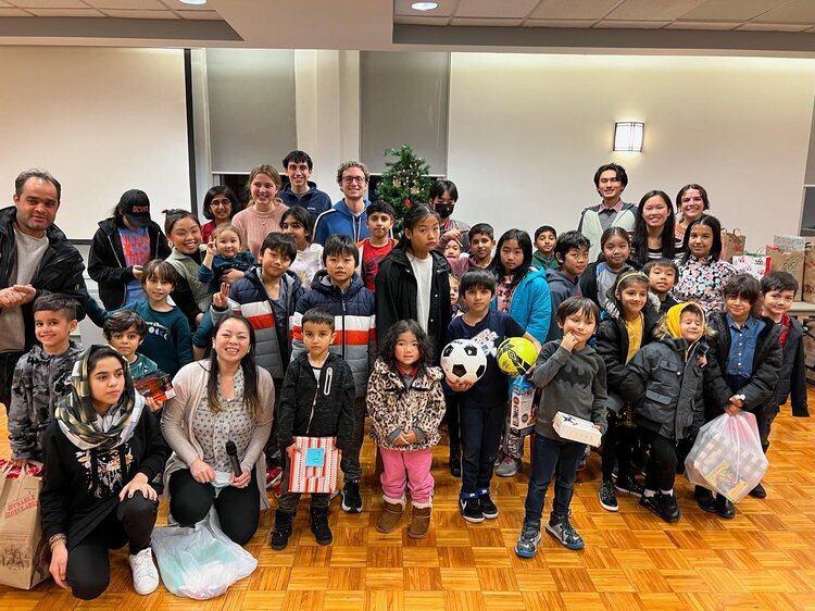 Kids from the wraps program