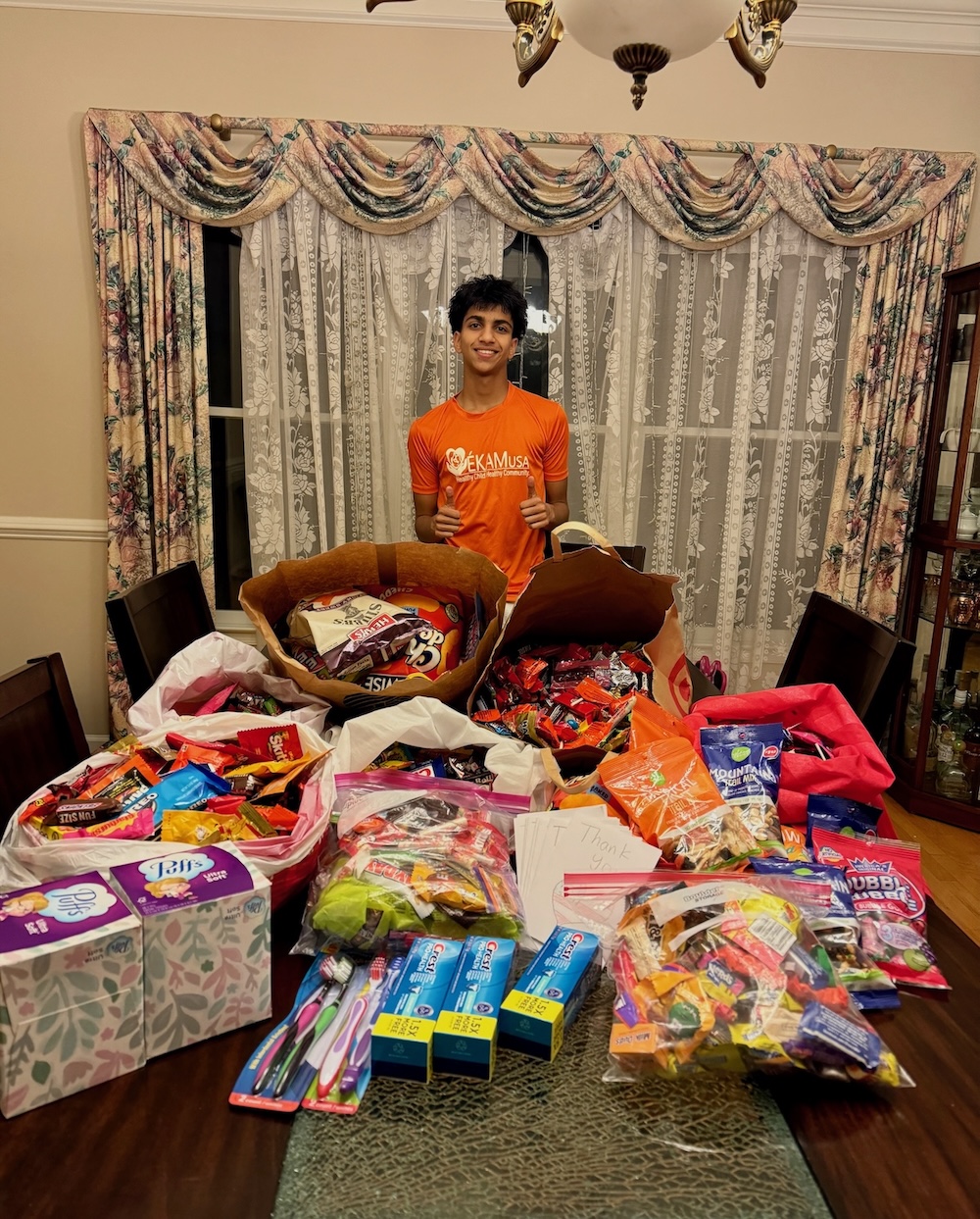 Me Behind all the Candy I Raised