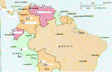 mapa del caribe y america central y sus capitales