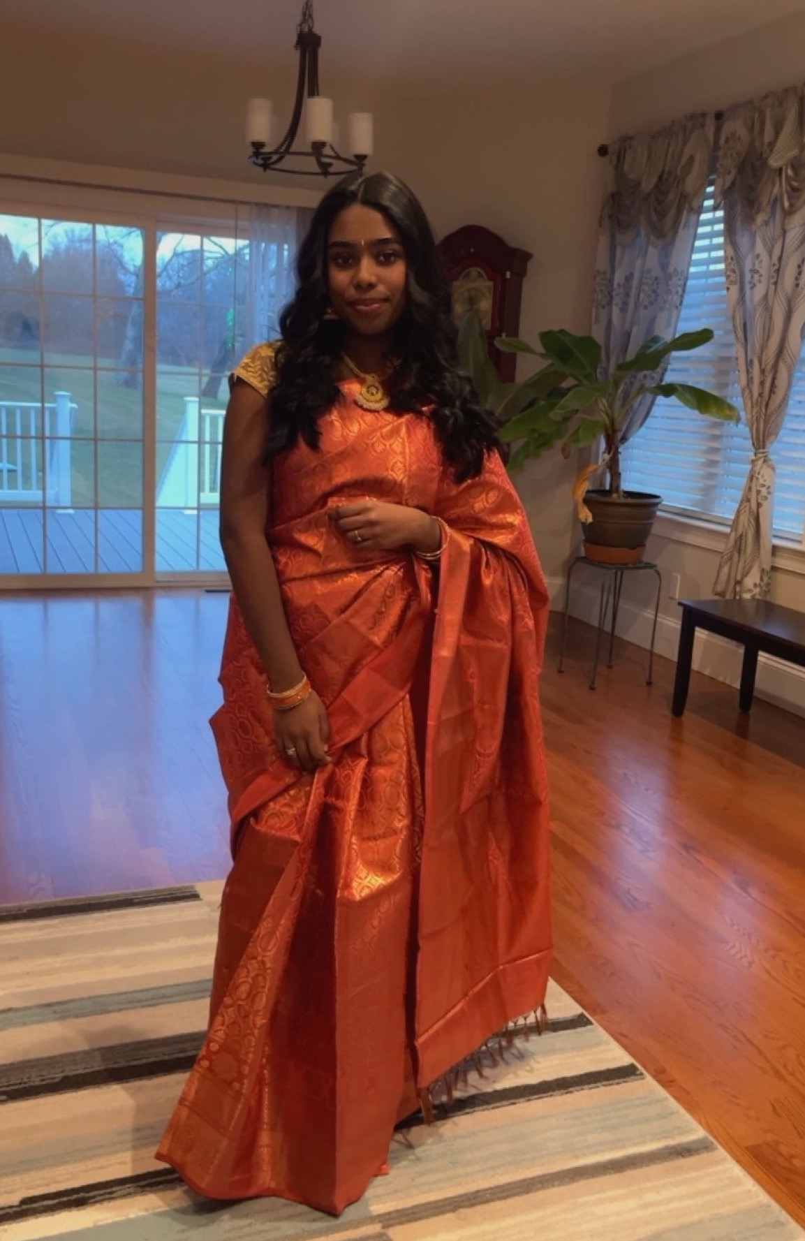 me in a sari