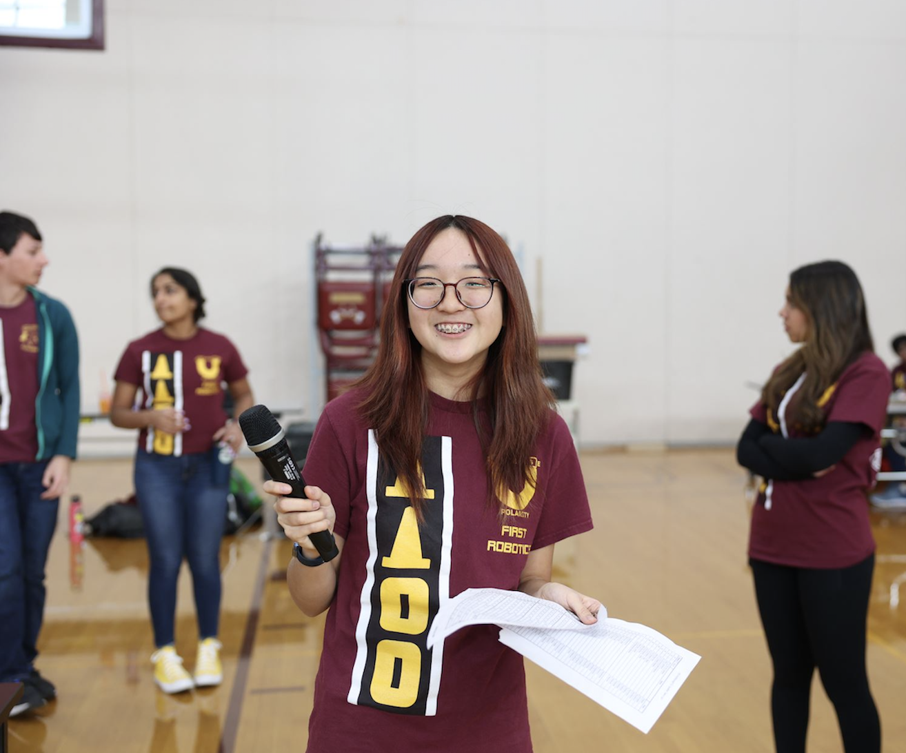 Emceeing at the FLL Northborough Qualifier!