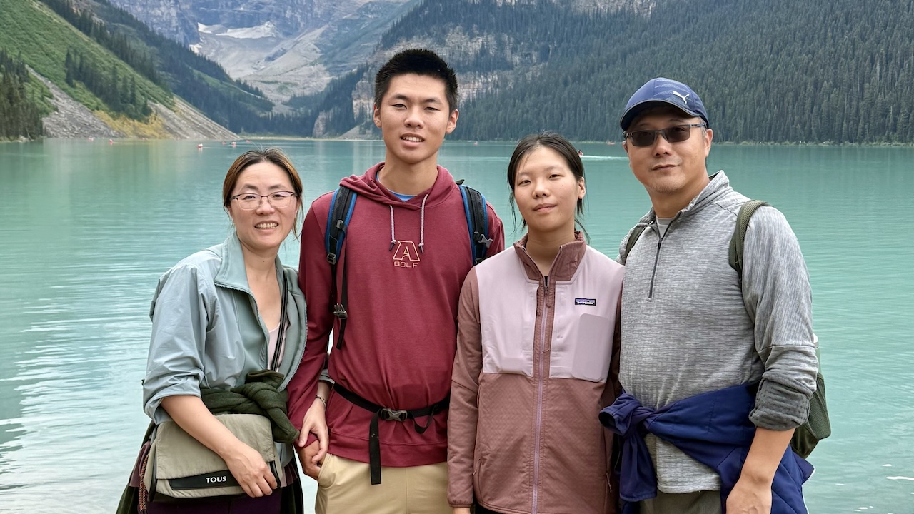 My family at Lake Louise