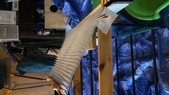 Clear Plastic Mat With Conical Spikes