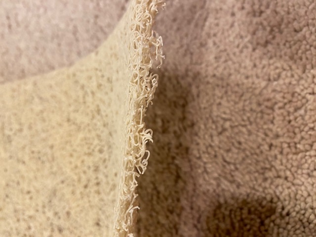 Half Thickness PVC Loofah Mat close up