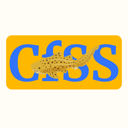 CfSS logo with acronym and shark