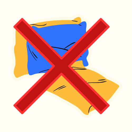 Picture of the dreaded pillows