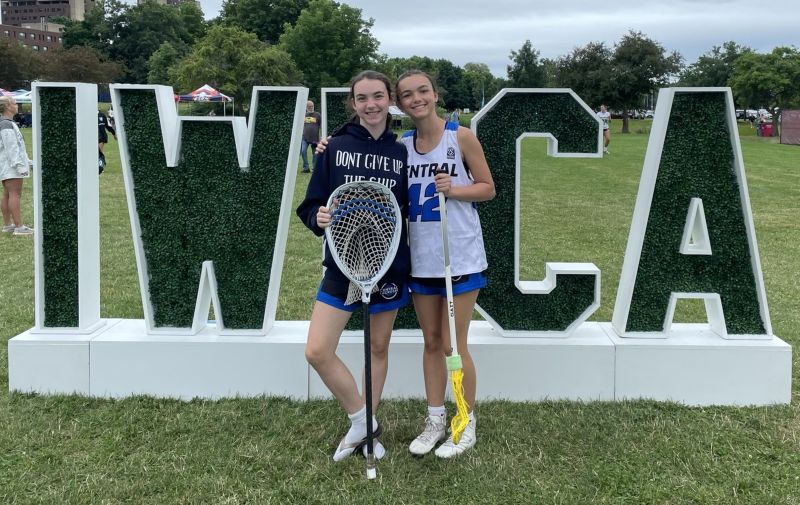 A picture of my sister and I at one of our tournaments.