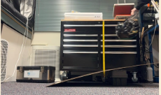 Setup for PRA testing (side view)