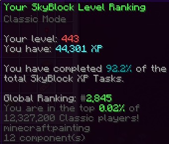 Skyblock Level Leaderboard #2845