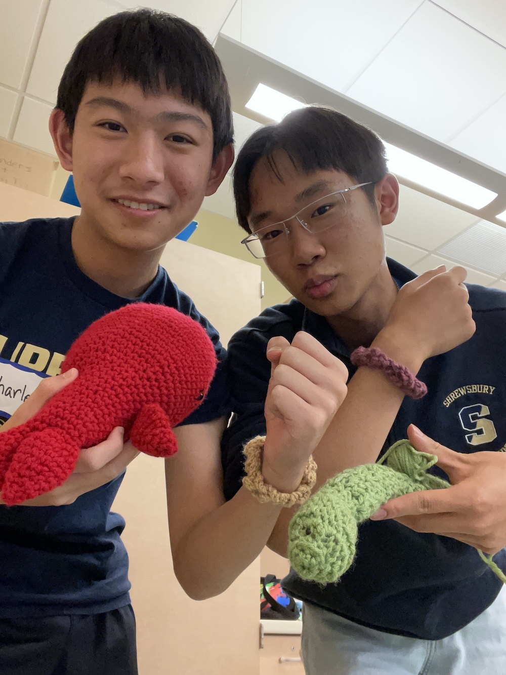 Me and a friend at the Community Service