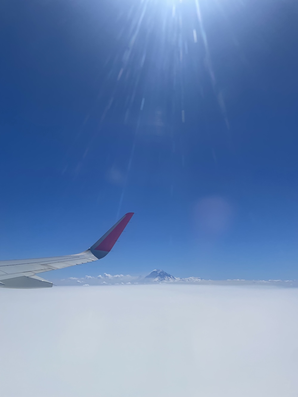Picture from plane window