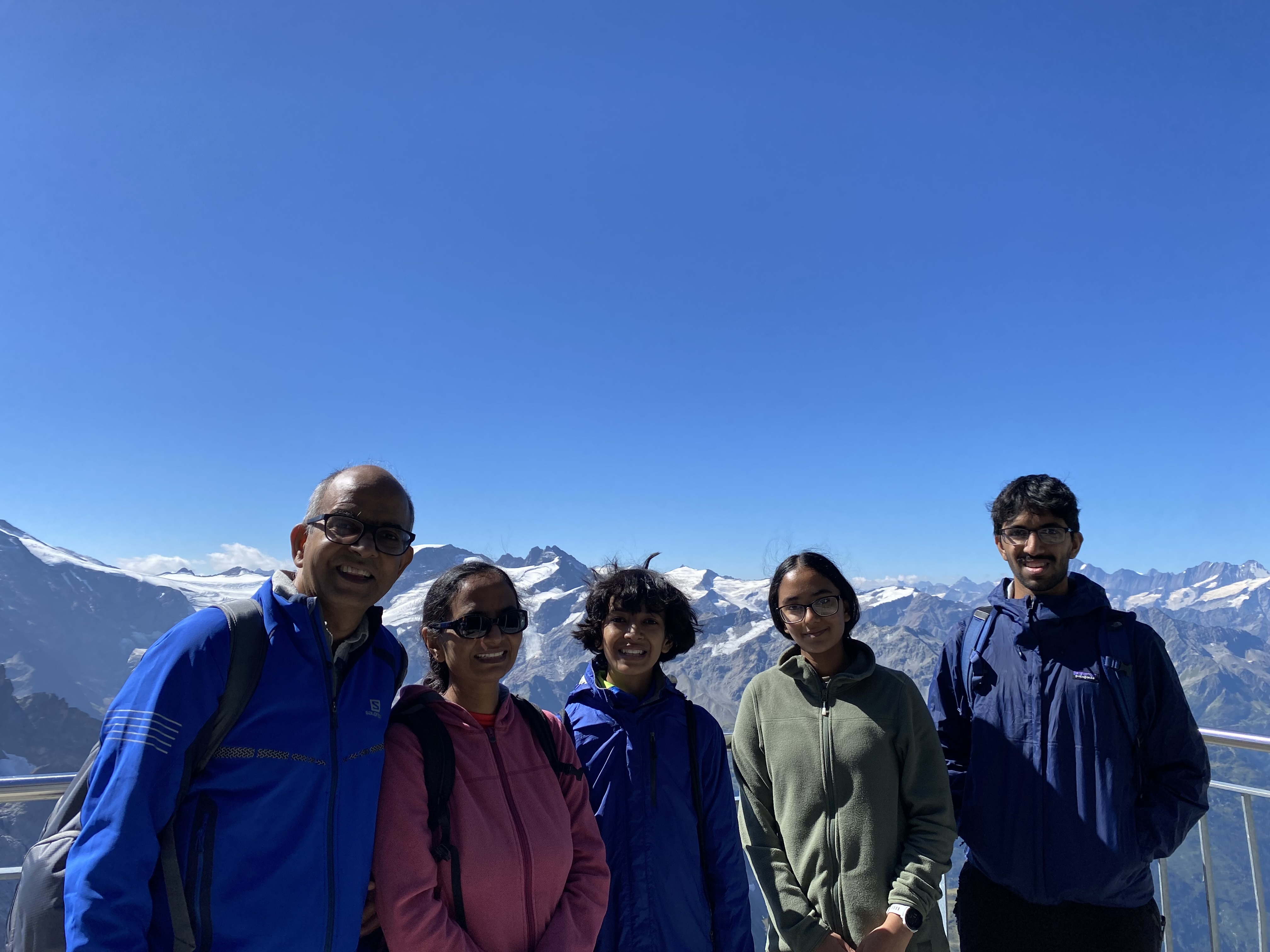 Singh Family in Engelberg, Switzerland