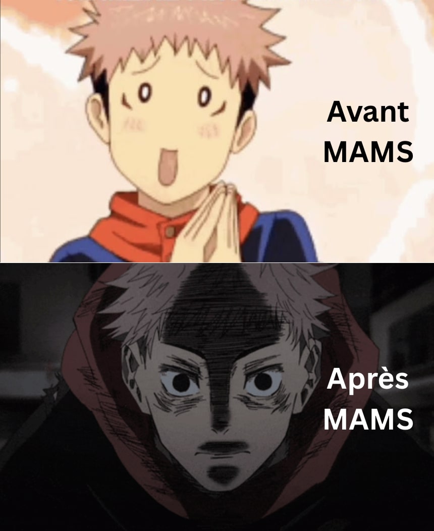 French Meme using frames from Jujutsu Kaisen
