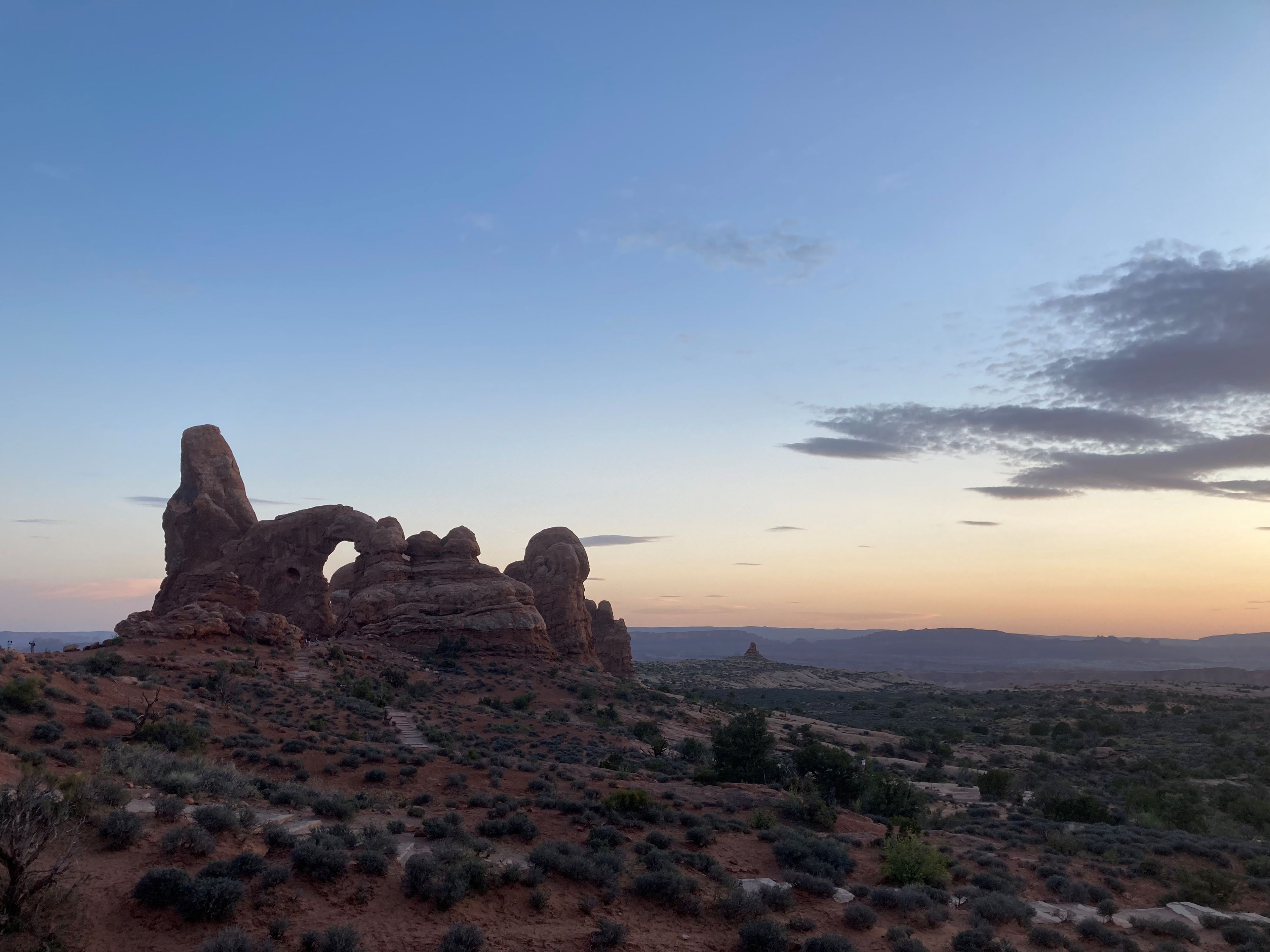 Sunset at Arches