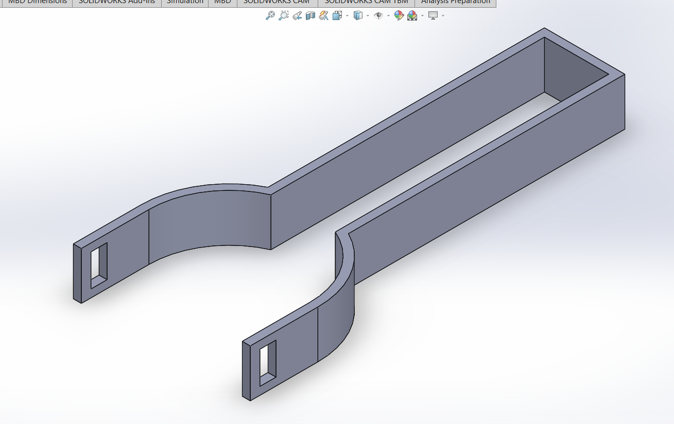 CAD File for the frame of the device