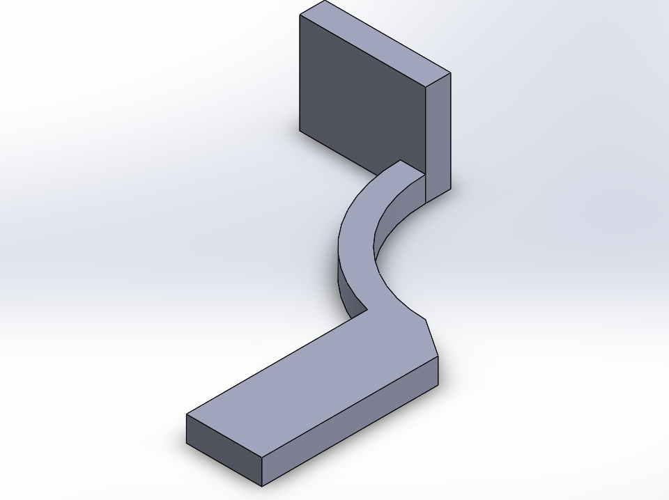 CAD File for the thumb holder for the device