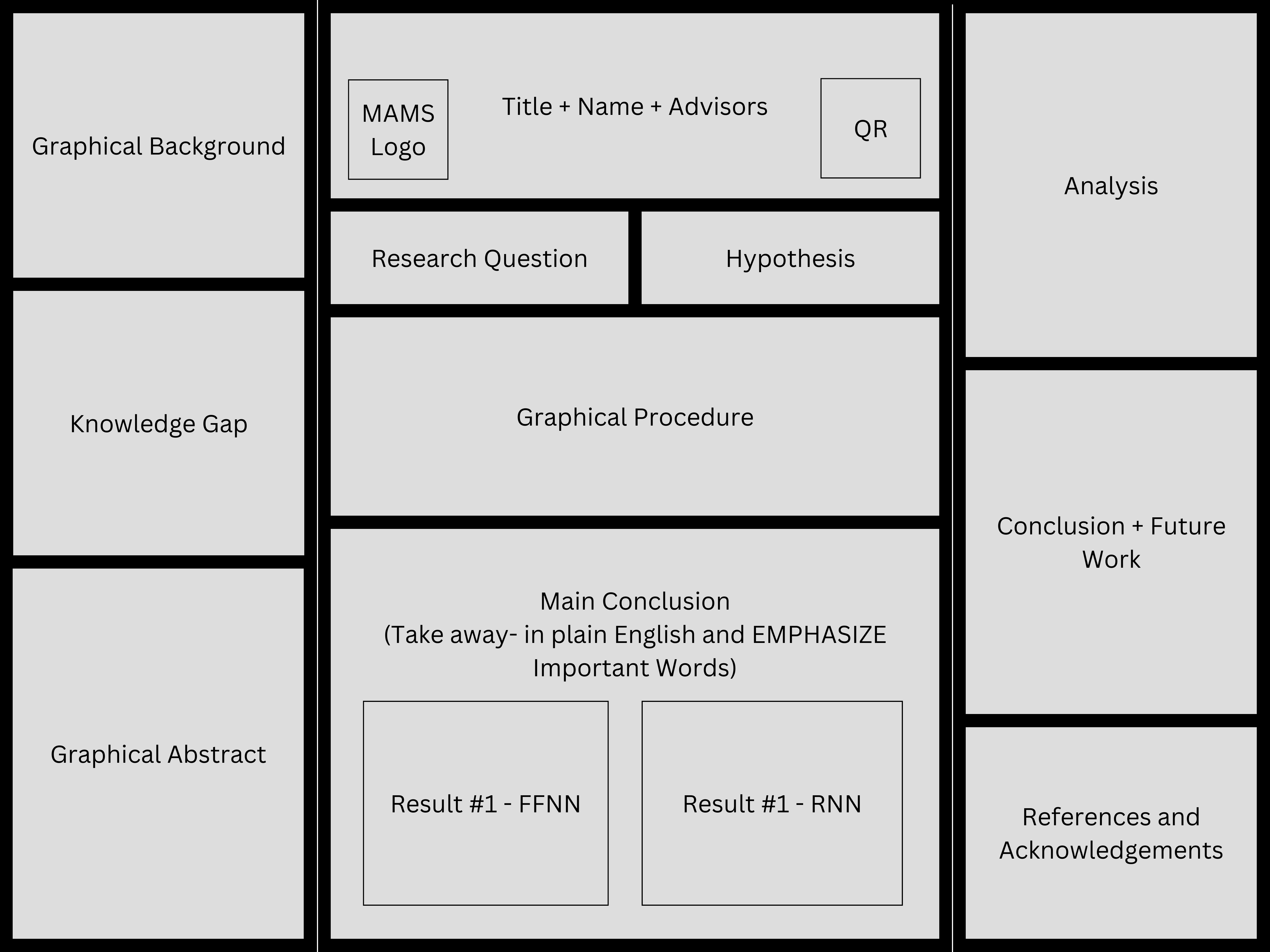 Image of Feb Fair trifold layout with gray boxes