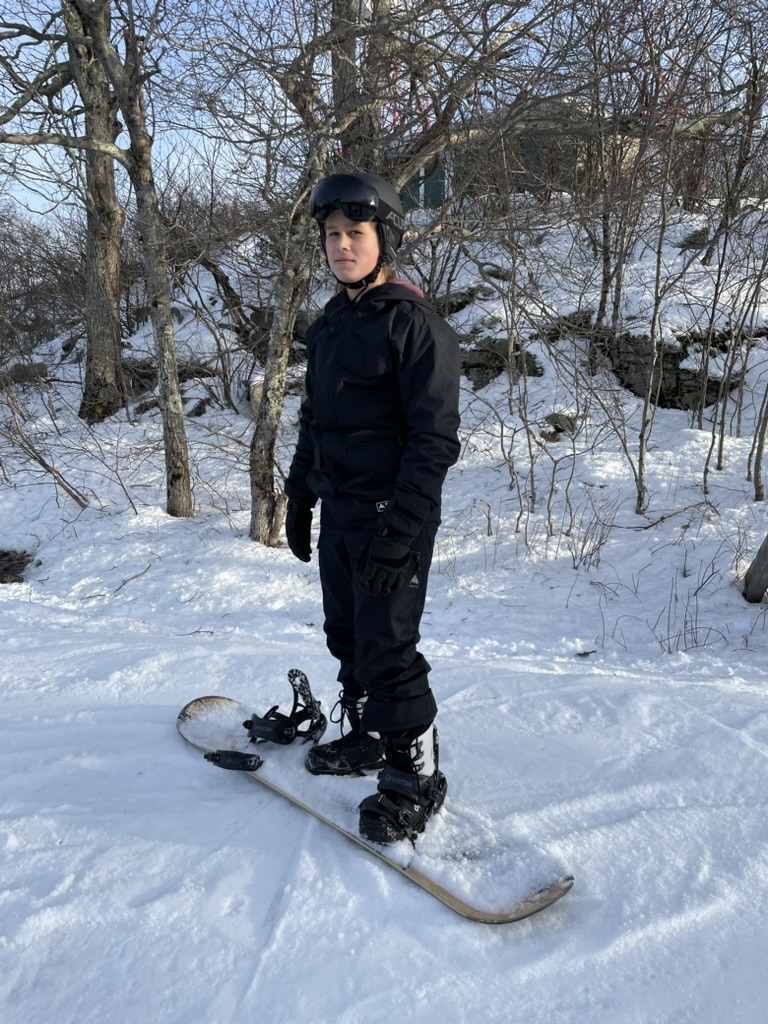 snowboarding