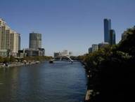 The Yarra River and Downtown Melbourne