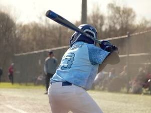 Brother Playing Baseball