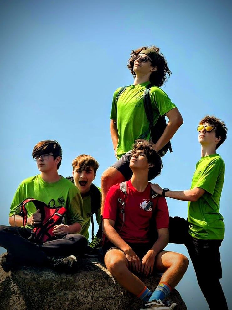 My Troop's camping trip on Block Island