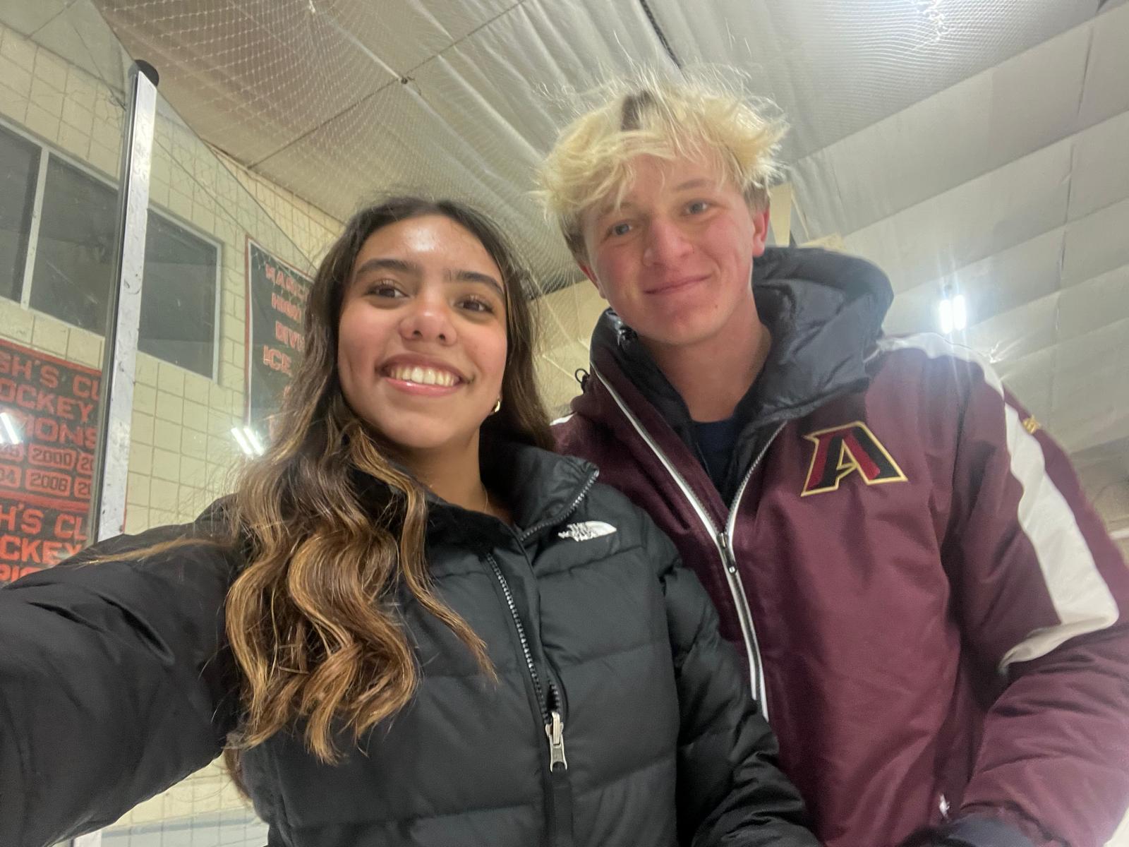 A picture of me ice skating