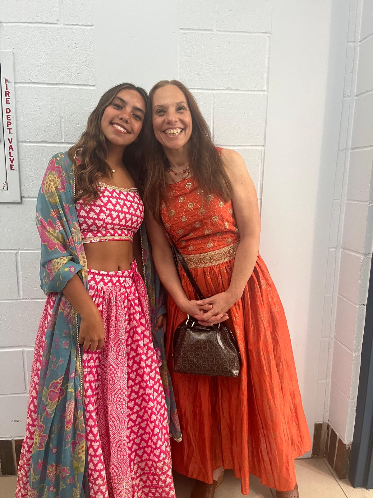 A picture of my mom and I
