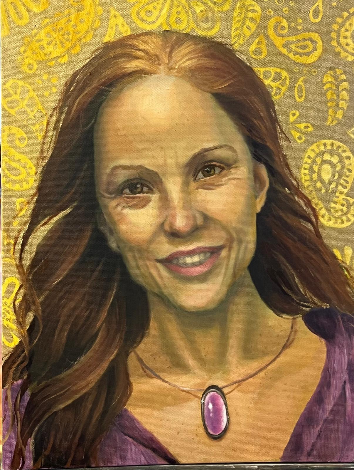 a portait oil painting
