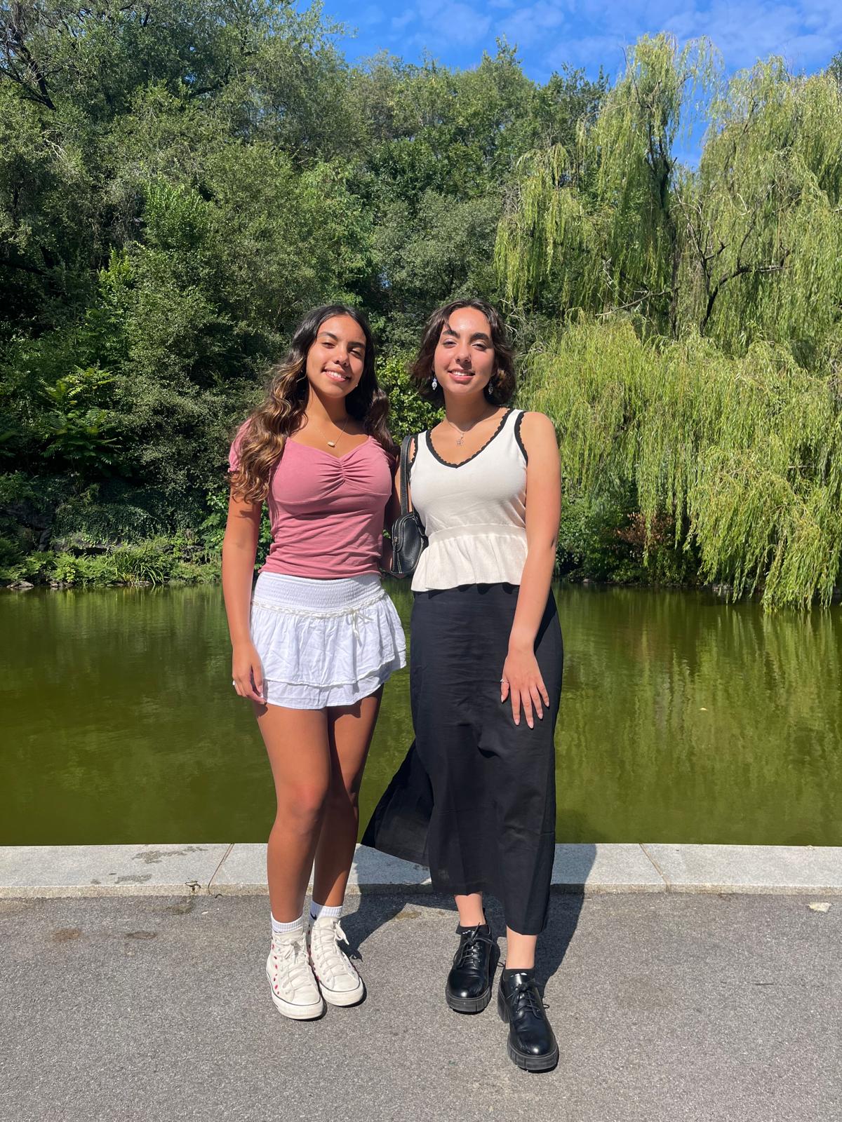 A picture of my sister and I