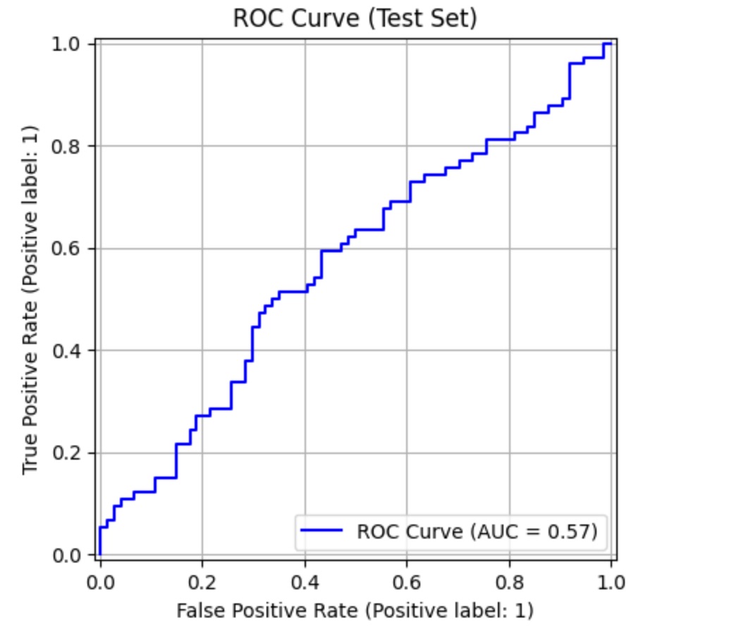 ROC-AUC graph for layer two