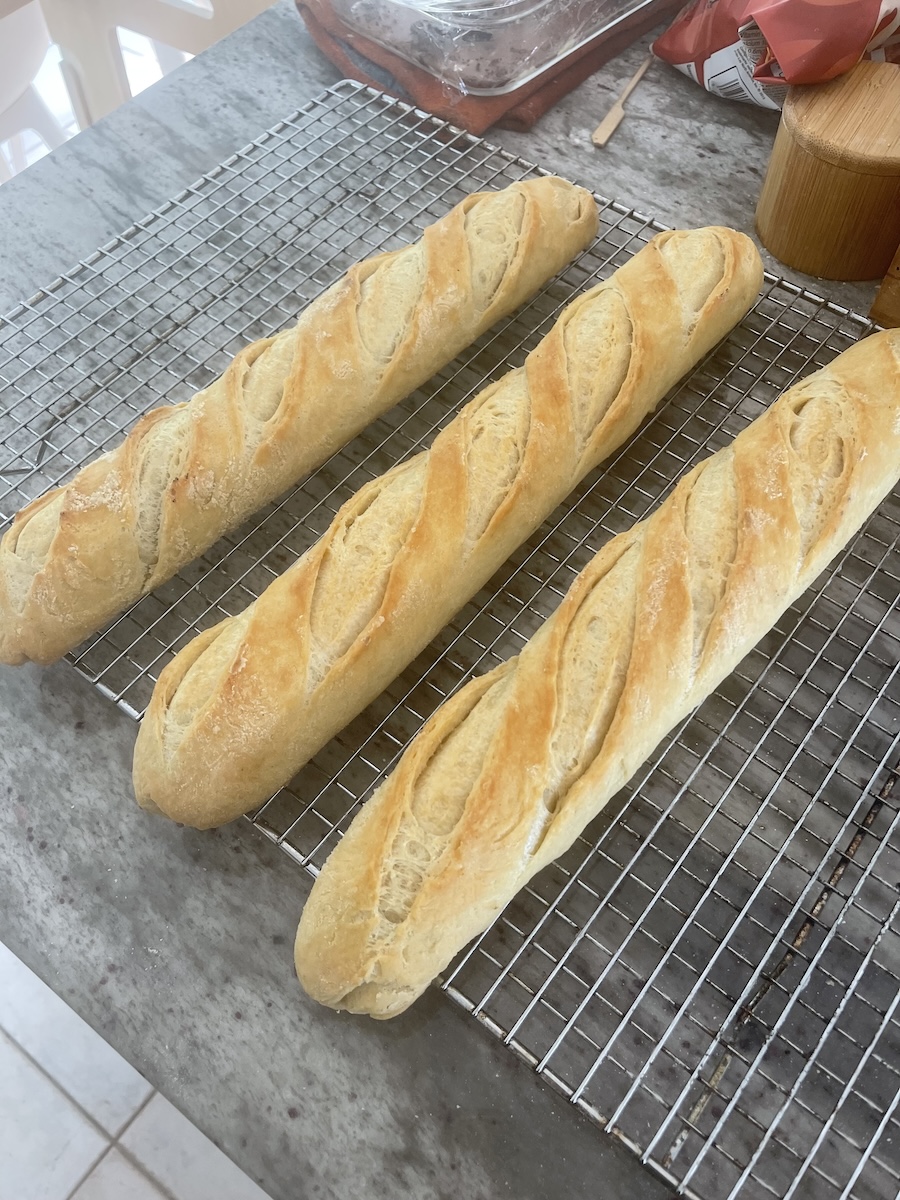 Baguettes made by Liam