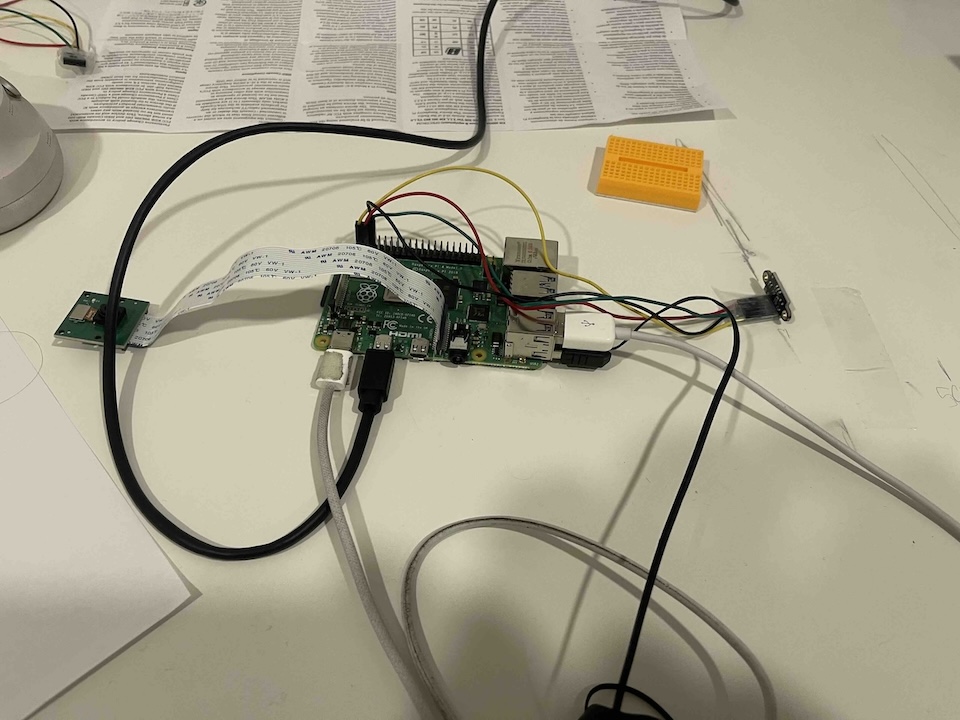 My general setup for VL53L0X lidar sensor testing.