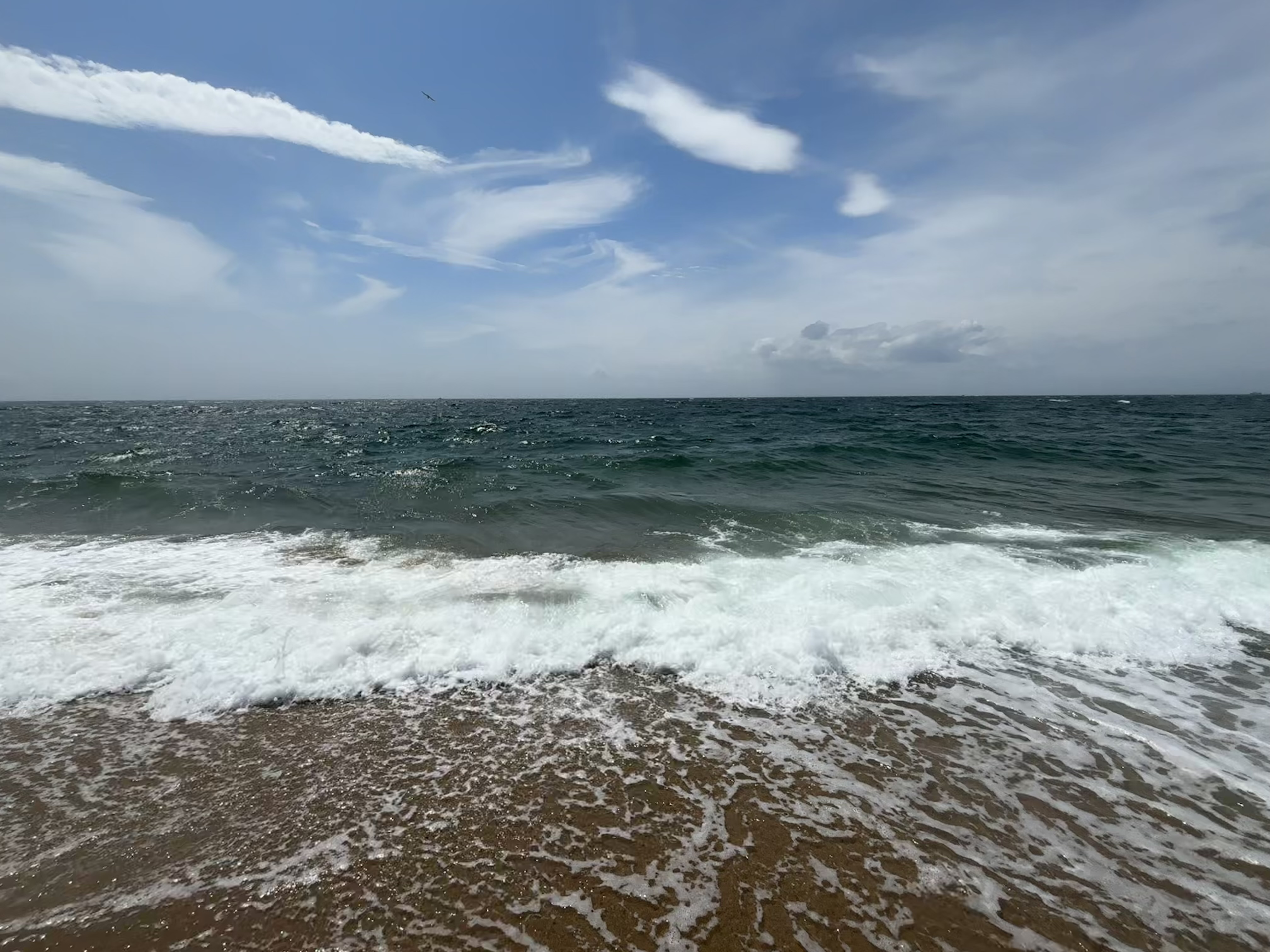 Waves at beach