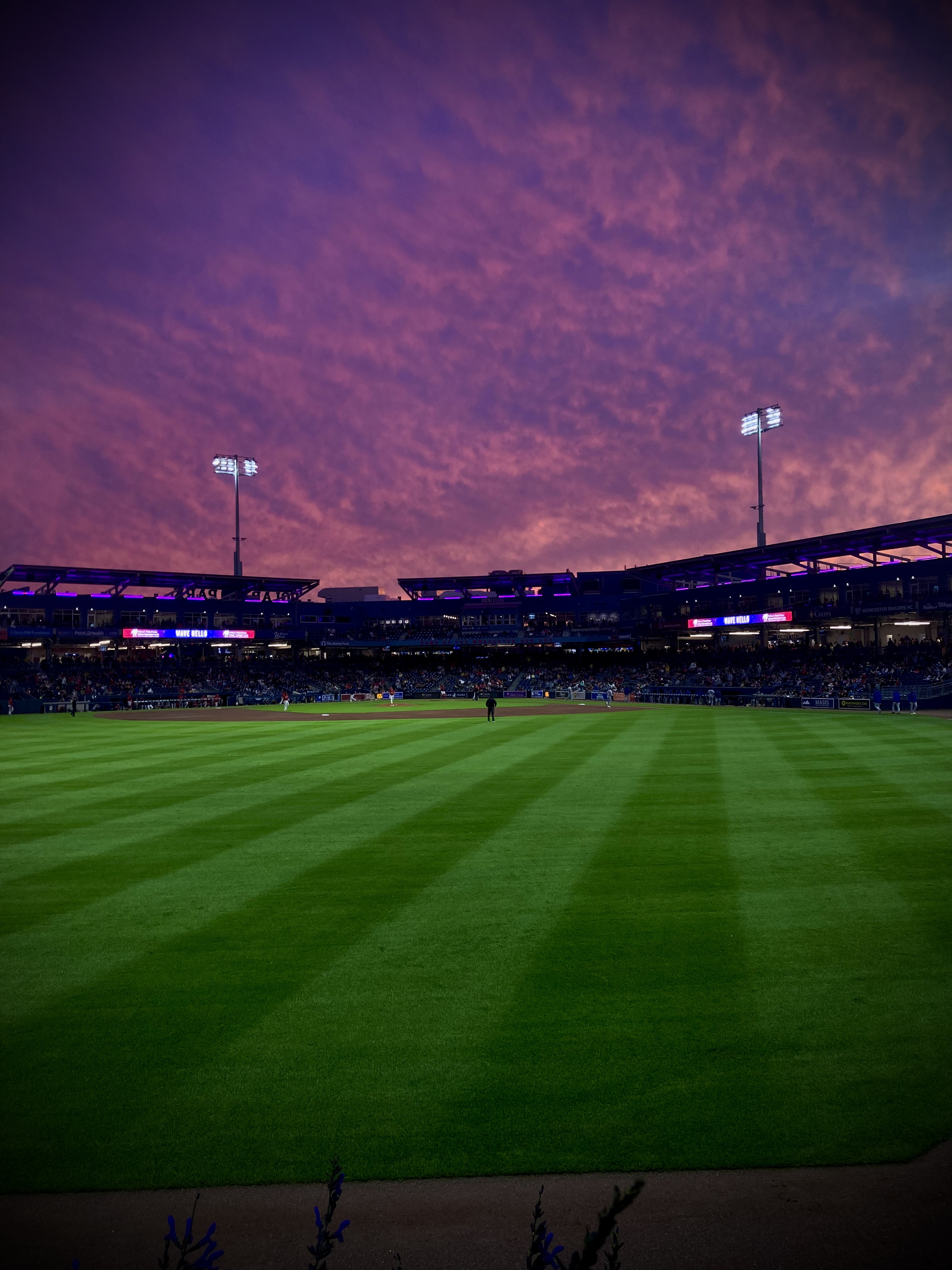 Sunset Over Polar Park - Worcester,MA