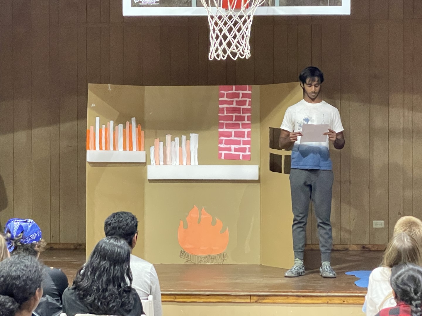 Photos of Mr. Beast skit.