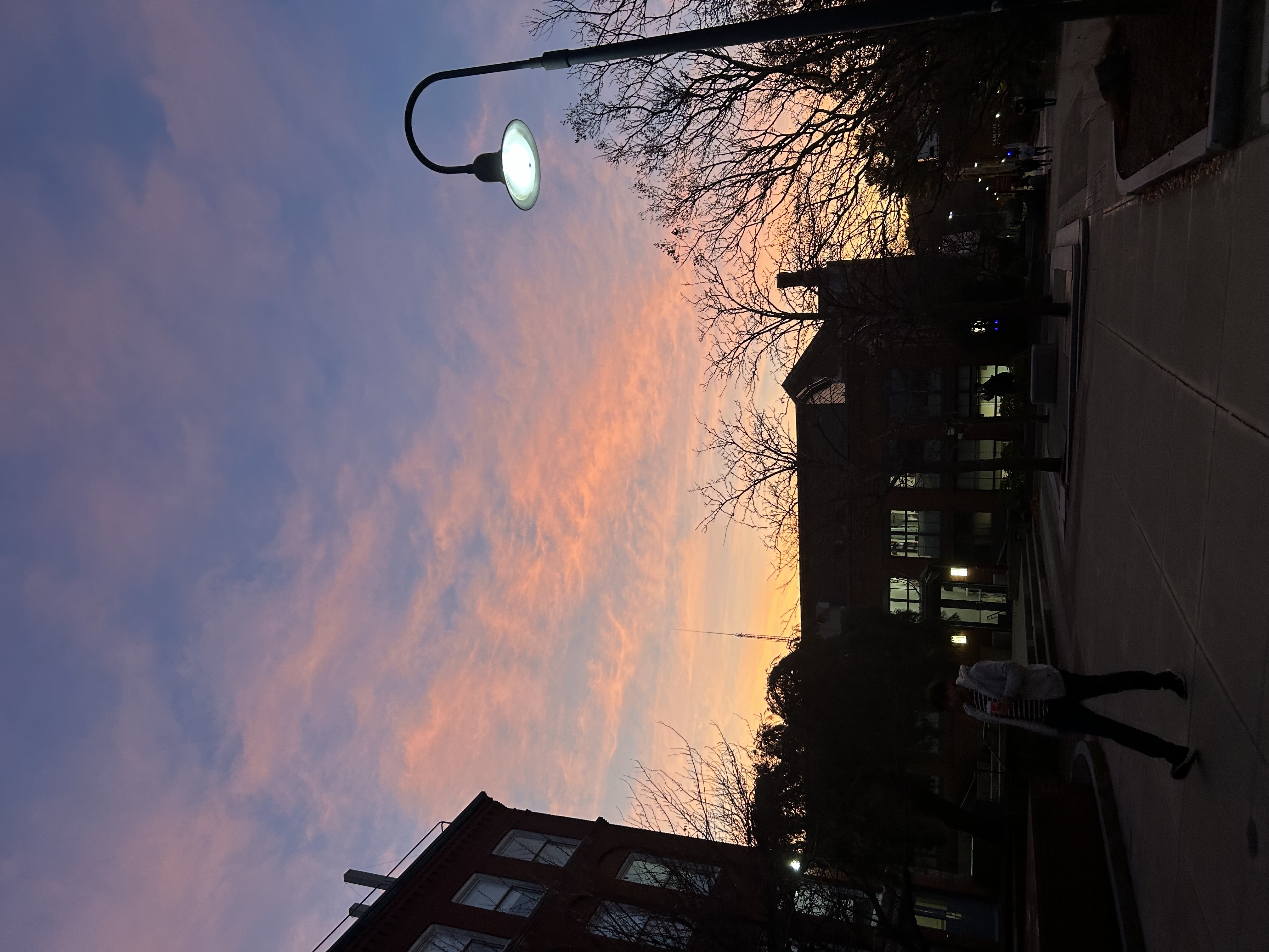 Sunset over WPI