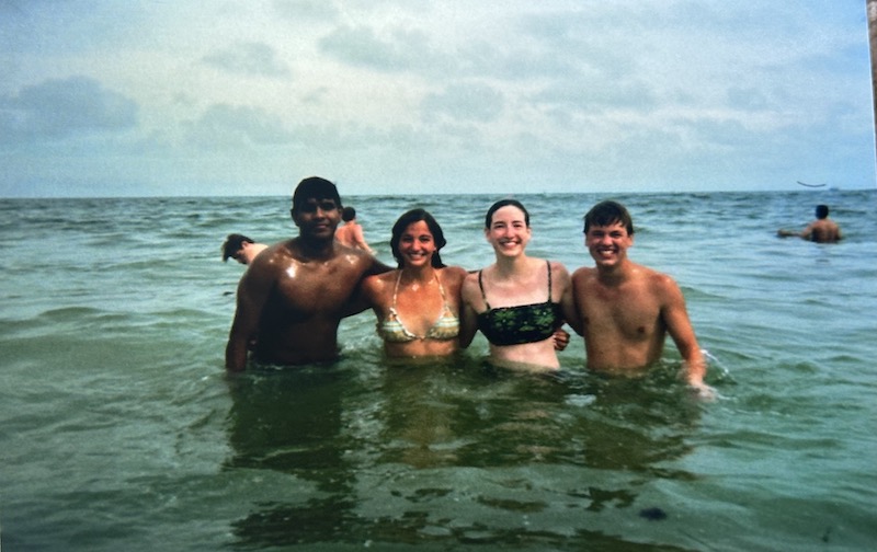 Me and friends at the beach