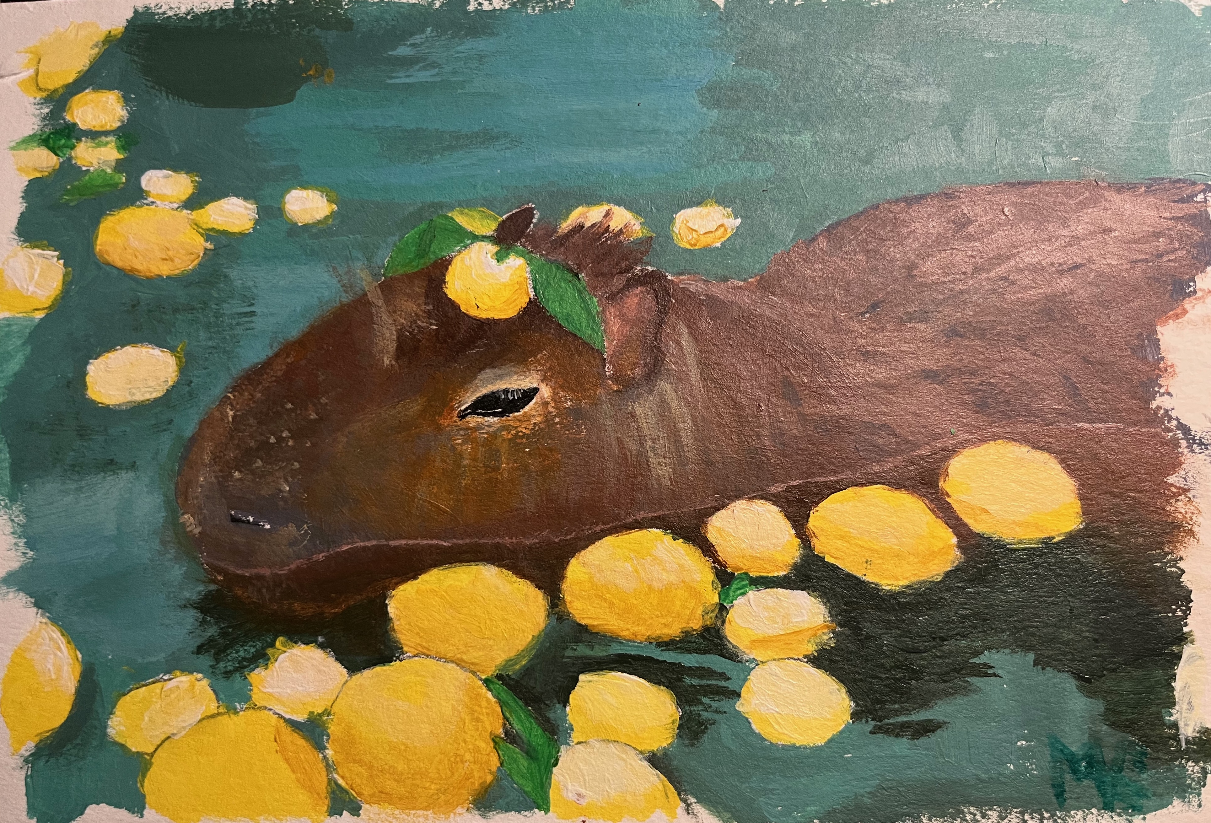 capybara painting