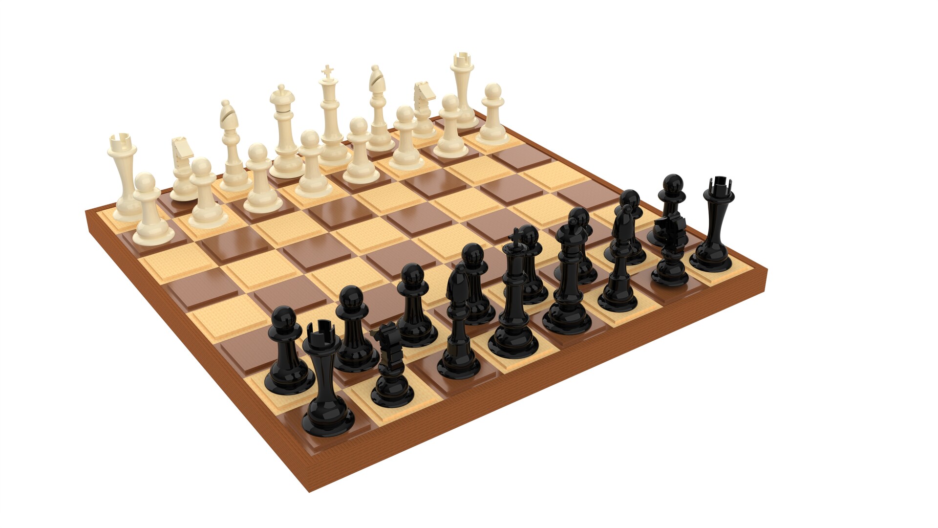 curated chess set