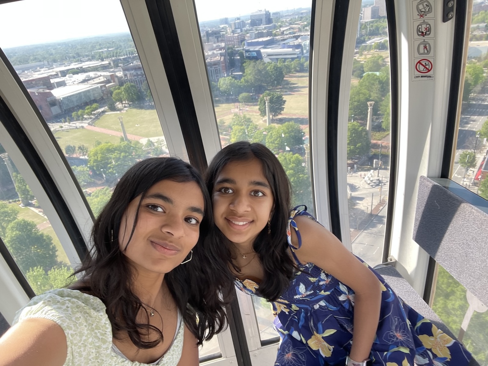 Naaisha and her sister in Atlanta