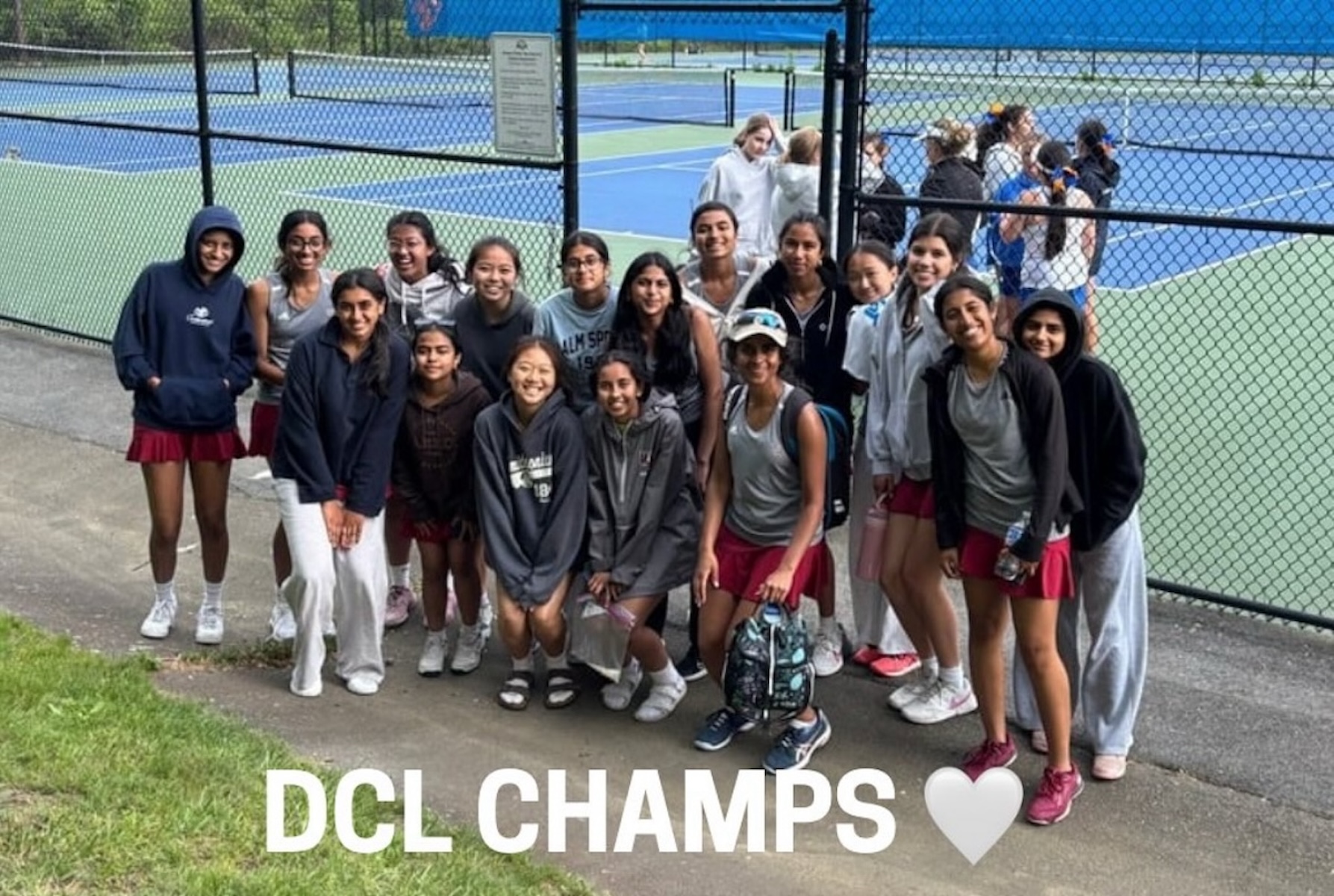 Naaisha and her tennis team