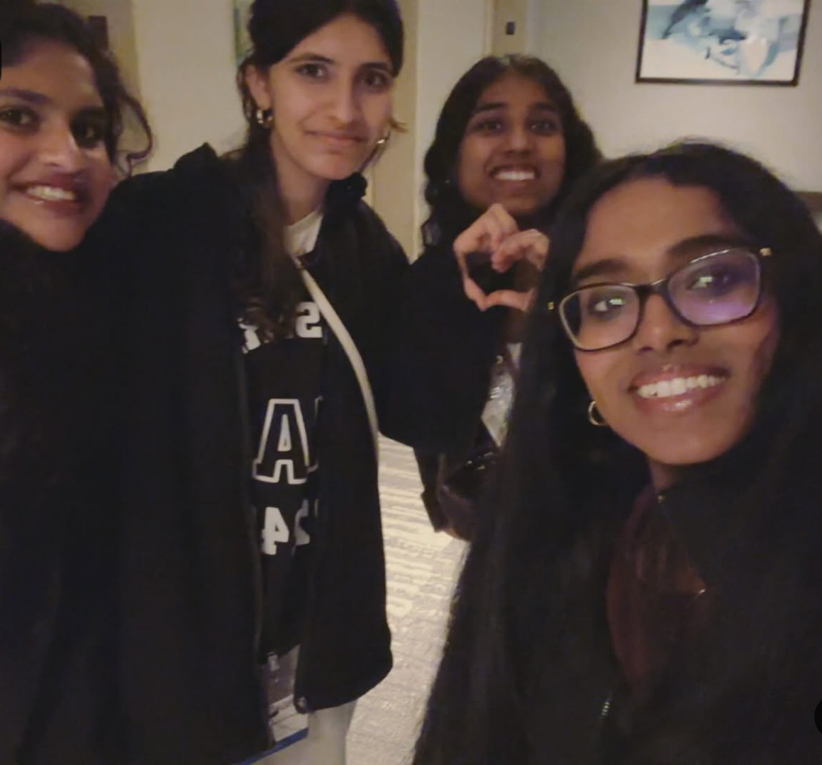 A picture with my roommates from our Eagle MUN conference in Boston.