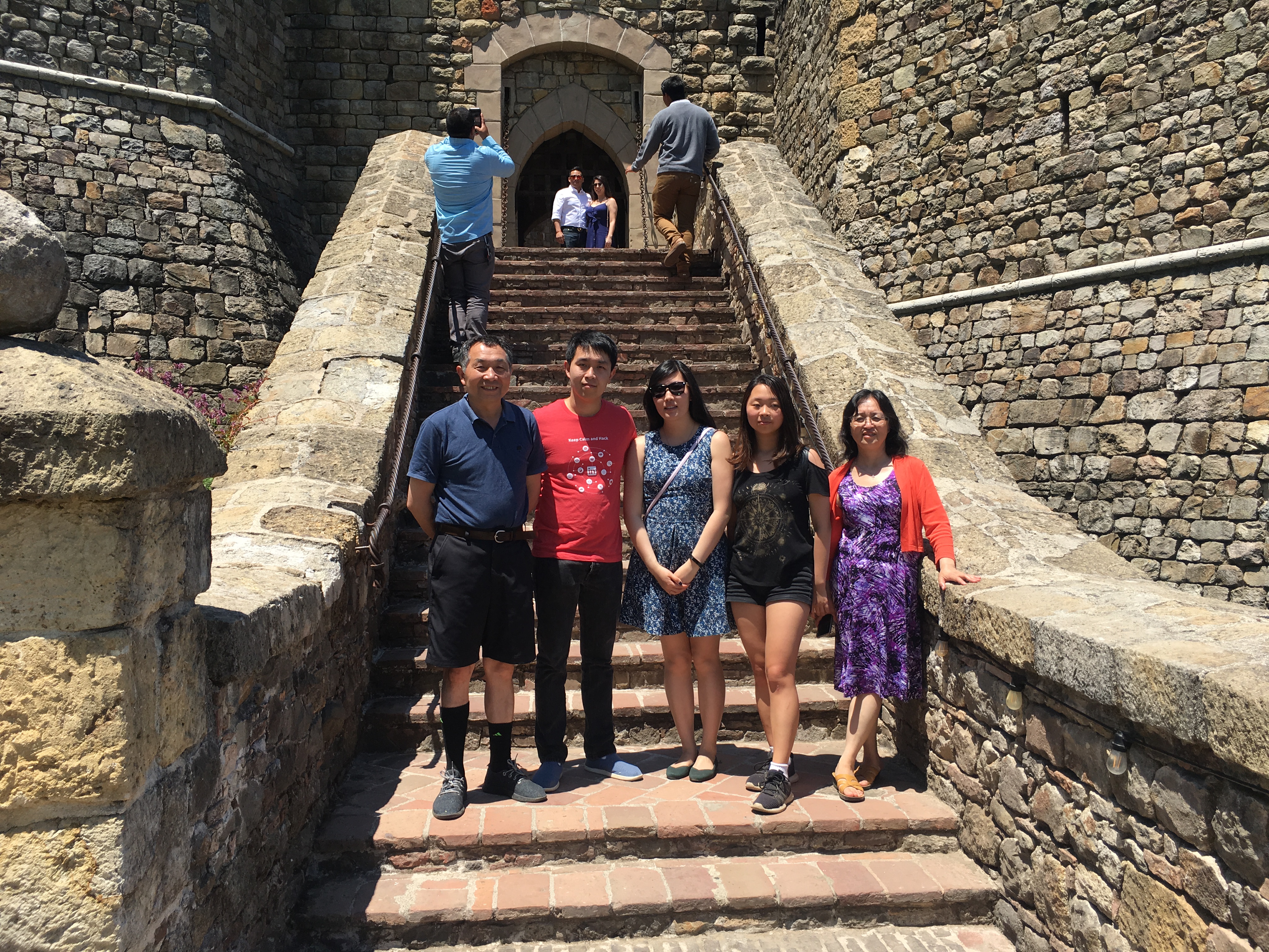 Family in Castle Winery