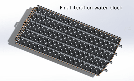 Final iteration water block