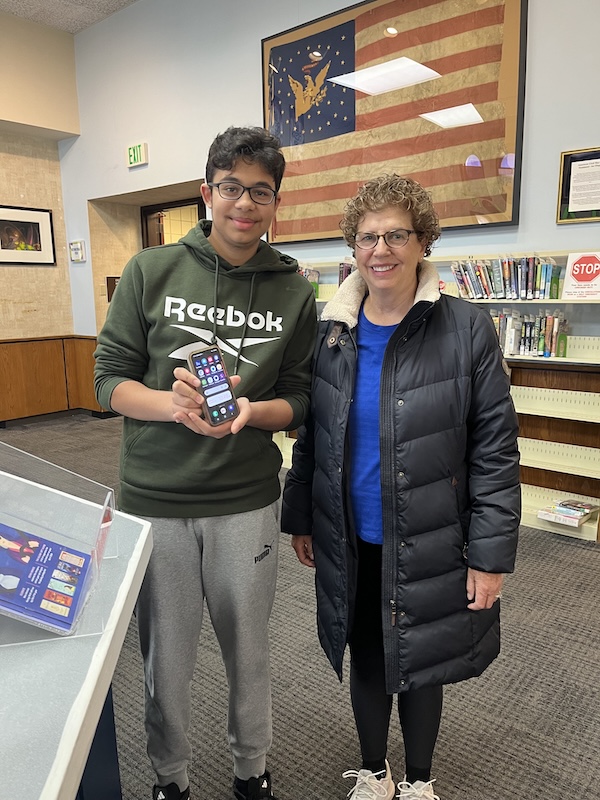 Photo With Assisted Library Patron