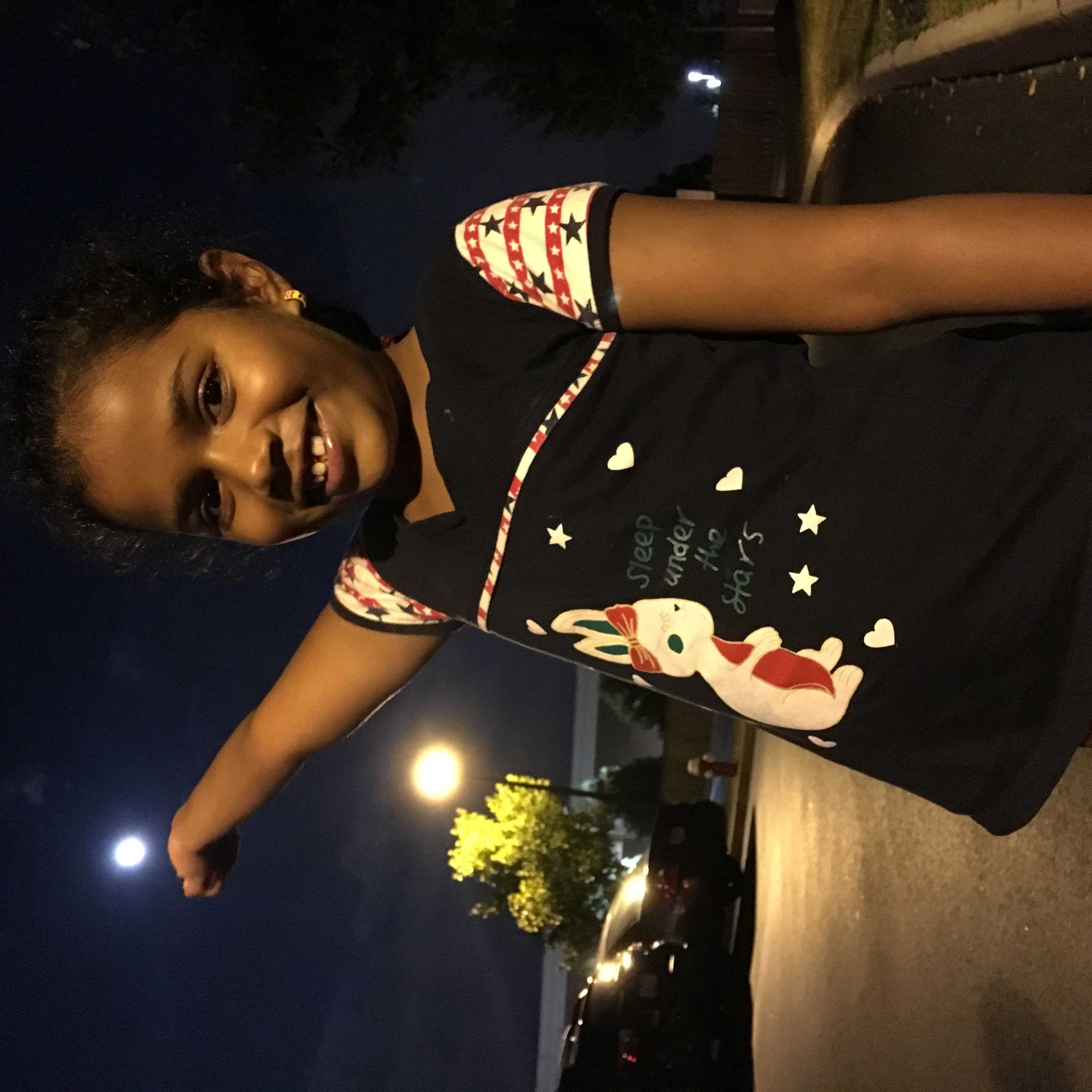 Me pretending to hold the moon