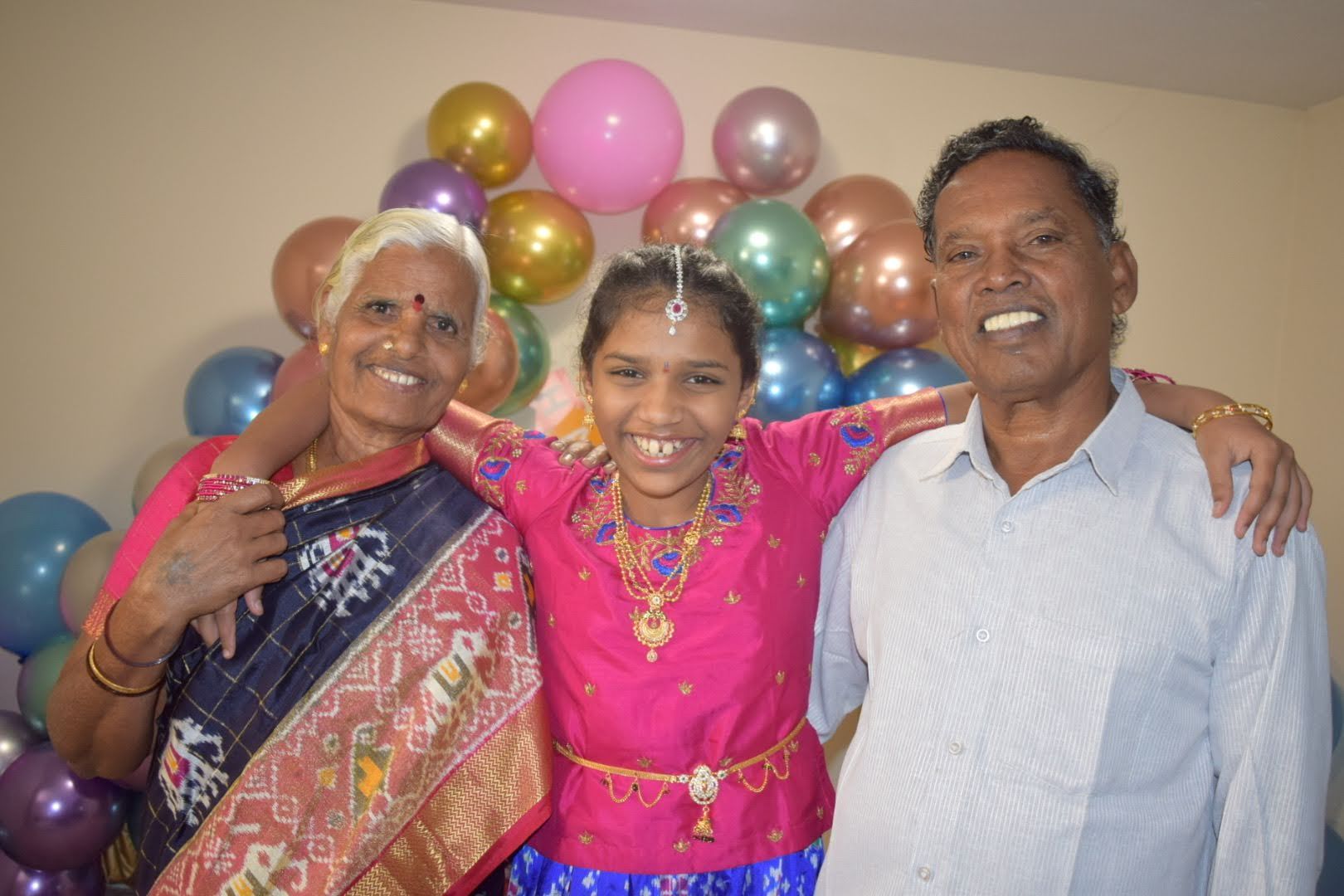 Picture of me and my grandparents