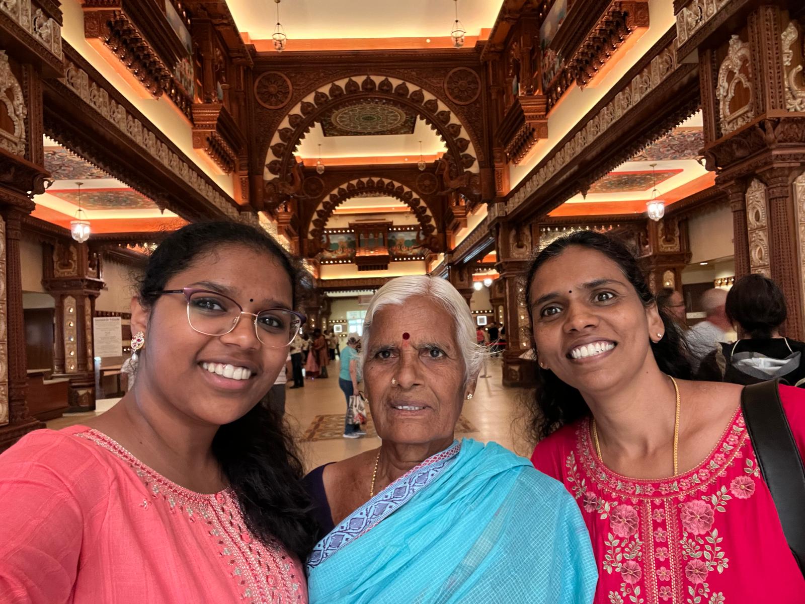 Picture of me and my mom and grandma