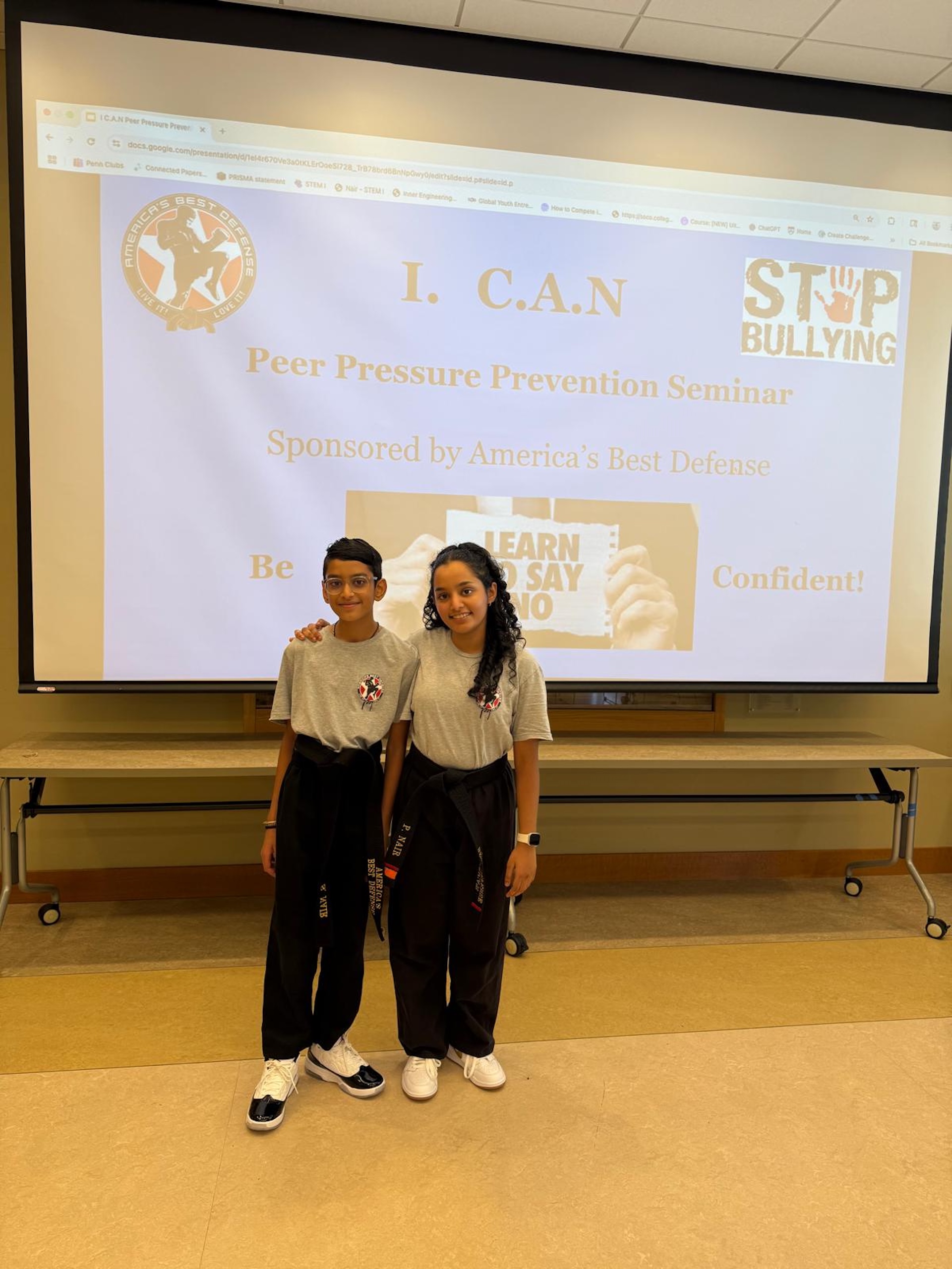 My Brother and I at ICAN